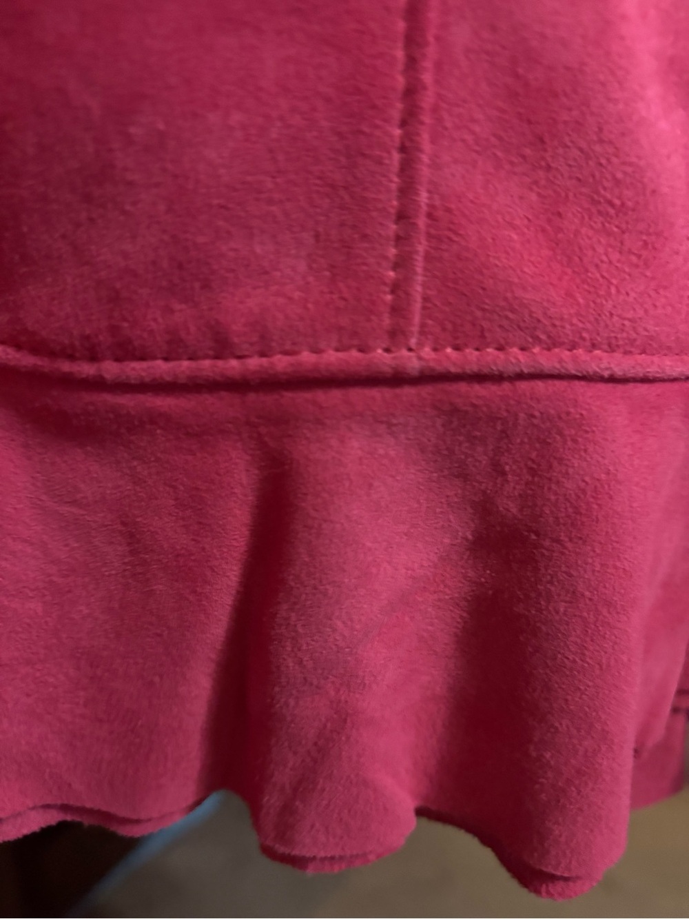 Lafayette 148 New York Raspberry Pink Ruffle-Front Jacket - Picture 9 of 10